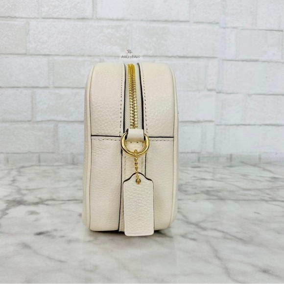 Coach Dempsey Camera Bag Crossbody In Chalk White - Picture 3 of 10